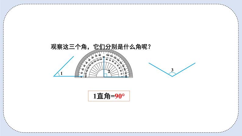 人教版数学四年级上册 3.3 角的分类 课件05