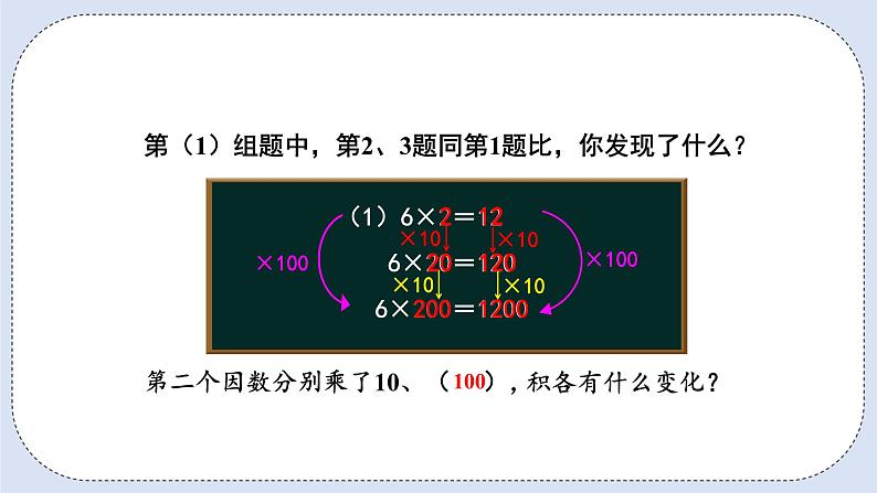 人教版数学四年级上册 4.3 积的变化规律 课件03