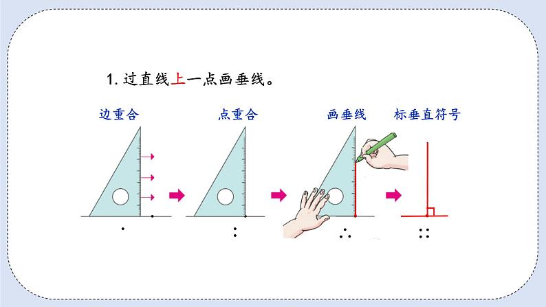 人教版数学四年级上册 5.2 画垂线和点到直线的距离 课件07