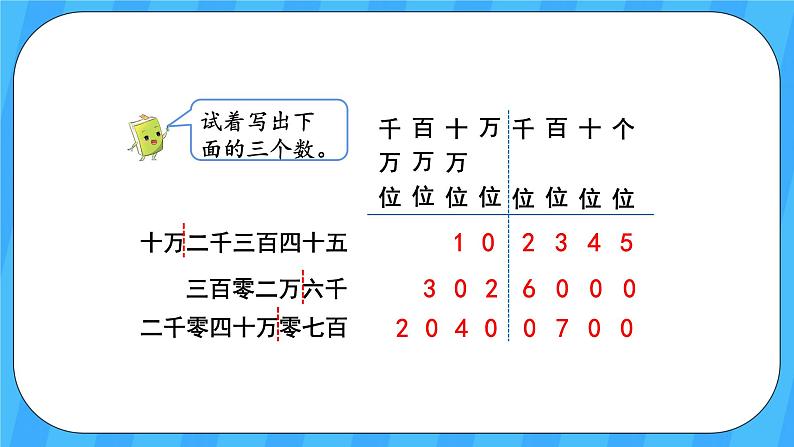 人教版数学四年级上册 1.3《亿以内数的写法》课件+教案05