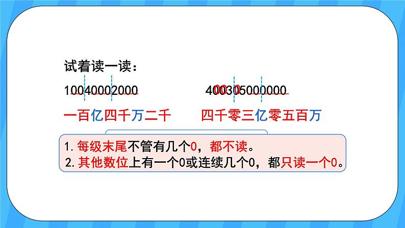 人教版数学四年级上册 1.8《亿以上数的读法》课件+教案07