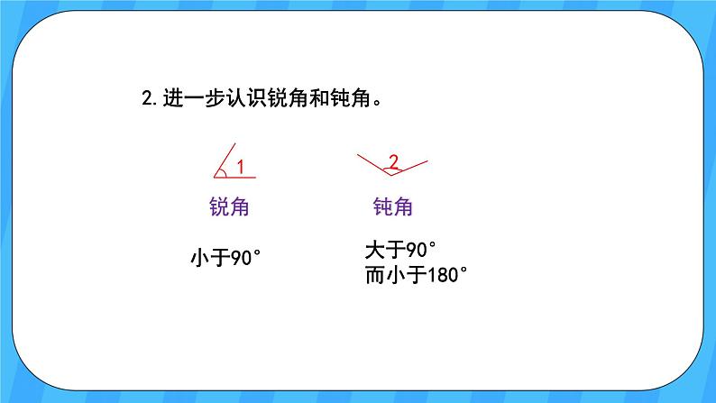 人教版数学四年级上册 3.3《角的分类》课件+教案06