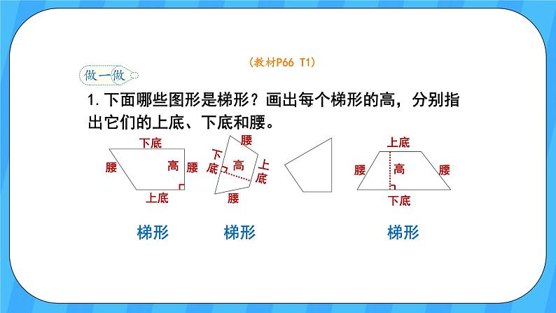 人教版数学四年级上册 5.5《梯形的认识》课件+教案07