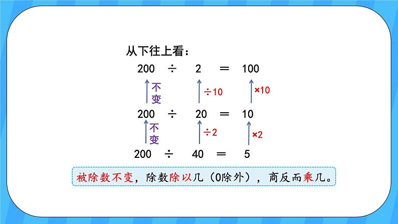 人教版数学四年级上册 6.7《商的变化规律》课件+教案07