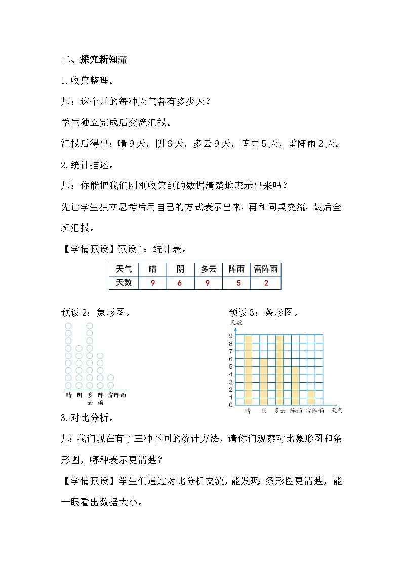 人教版数学四年级上册 7.1《条形统计图》课件+教案02