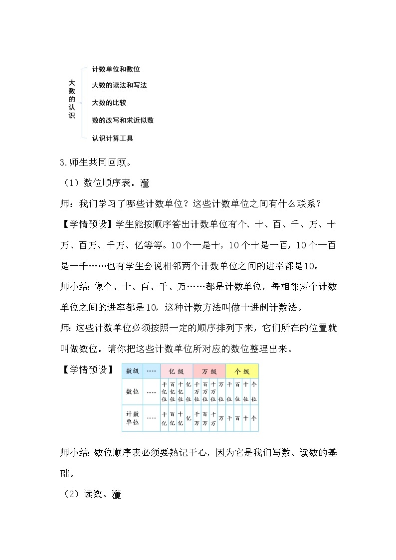 人教版数学四年级上册 9.1《大数的认识》课件+教案02