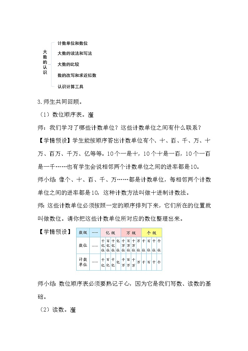 人教版数学四年级上册 9.1《大数的认识》课件+教案02