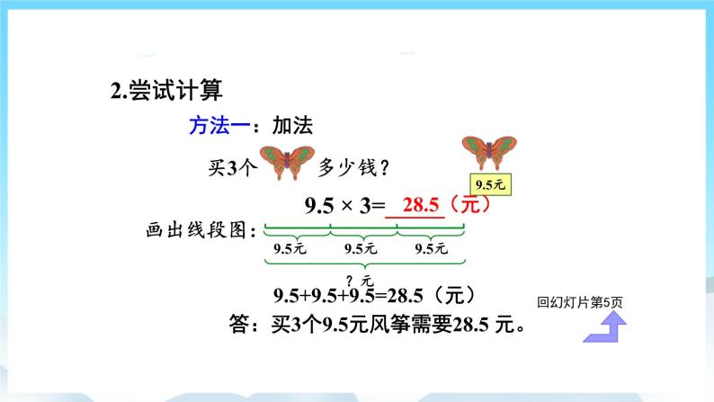 人教版数学五年级上册 1.1 小数乘整数 课件05