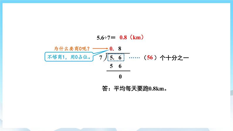 人教版数学五年级上册 3.2 除数是整数的小数除法 课件08