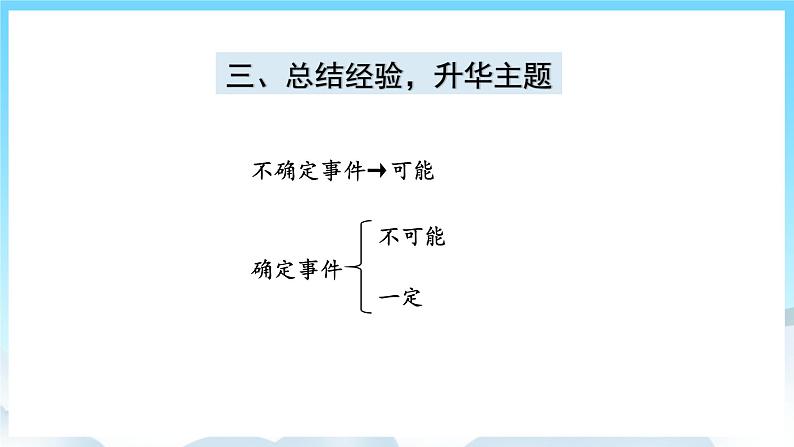 人教版数学五年级上册 4.1 事件发生的可能性 课件07