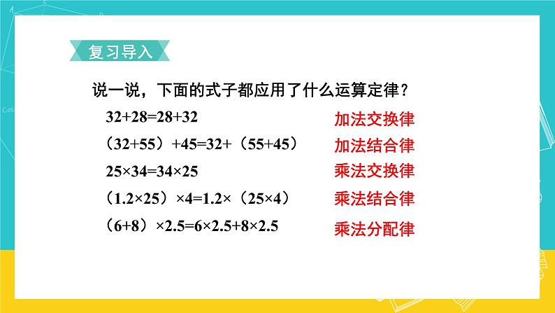 人教版数学五年级上册 5.2《用字母表示数》课件+教案02