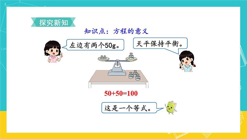 人教版数学五年级上册 5.5《方程的意义》课件+教案04