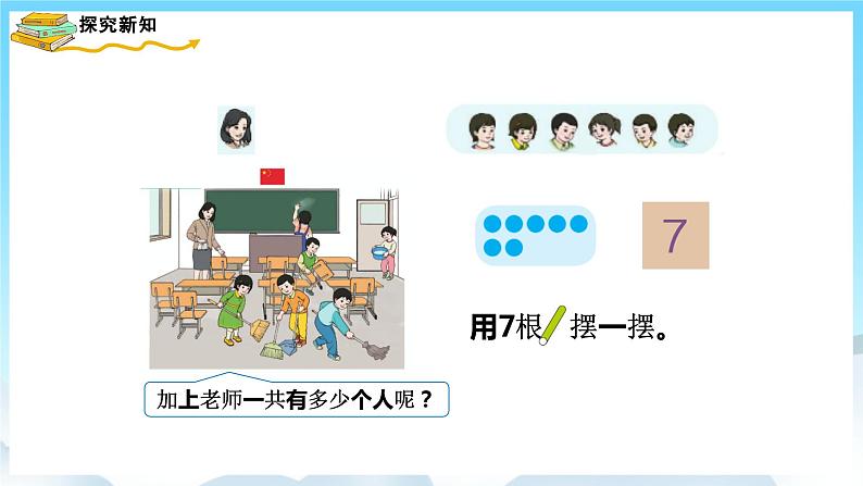 人教版数学一年级上册 5.1 6和7的认识 课件+教案05