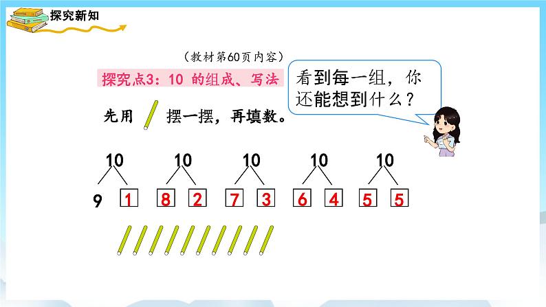 人教版数学一年级上册 5.7 10的认识 课件+教案08