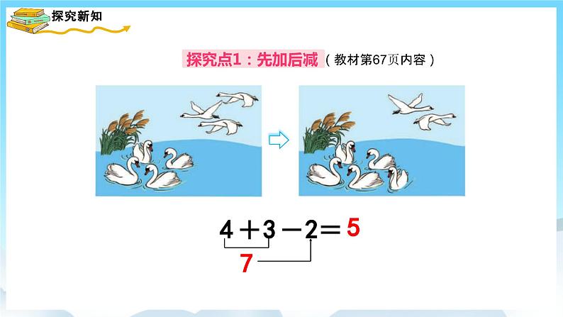 人教版数学一年级上册 5.10 加减混合 课件+教案03