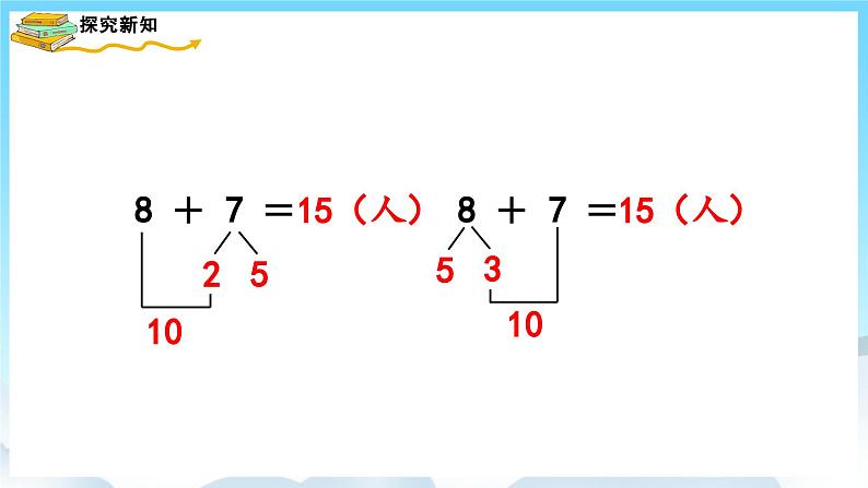 人教版数学一年级上册 8.5 解决问题 课件+教案05