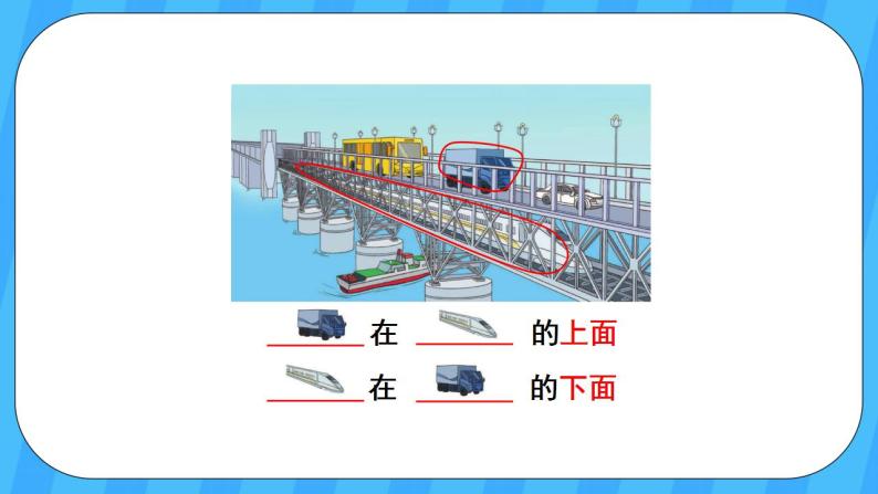 人教版数学一年级上册 2.1《上、下、前、后》课件+教案+素材05