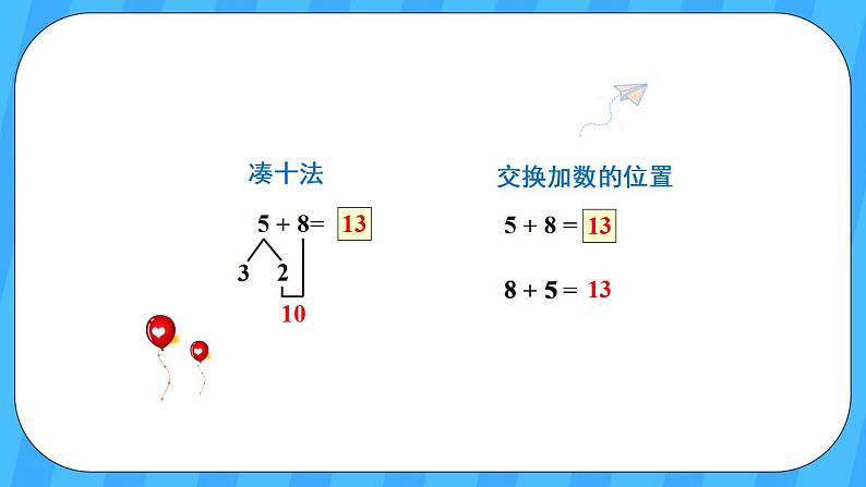 人教版数学一年级上册 8.4《5、4、3、2加几》课件+教案06