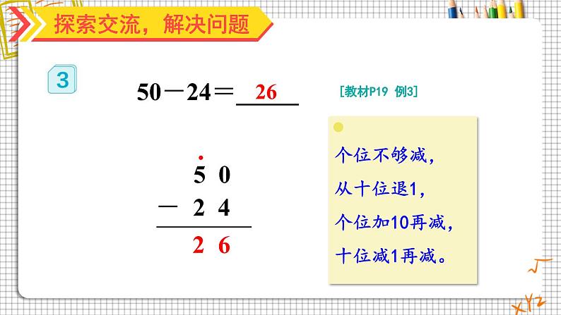 人教版小学数学2上 2《100以内的加法和减法（二）》2.减法 第2课时 退位减 课件08