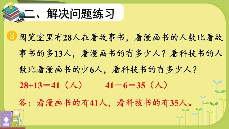人教版小学数学2上 2《100以内的加法和减法（二）》整理和复习（2） 课件05