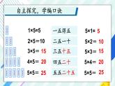 人教版小学数学2上 4《表内乘法（一）》2.2~6的乘法口诀 第1课时 5的乘法口诀 课件