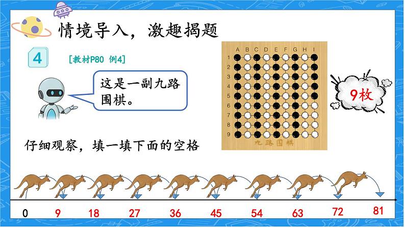 人教版小学数学2上 6《表内乘法（二）》第4课时 9的乘法口诀 课件02