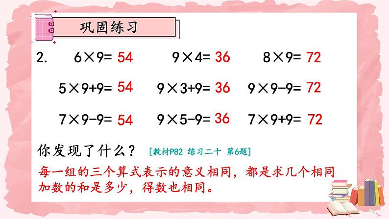 人教版小学数学2上 6《表内乘法（二）》练习课（第4课时） 课件04