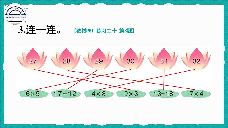 人教版小学数学2上 6《表内乘法（二）》 教材练习二十 课件04