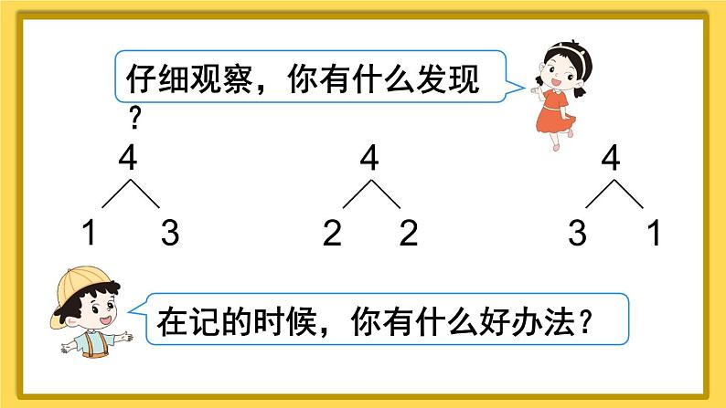 人教版小学数学1上 3《1~5的认识和加减法》 第4课时 分与合课件08