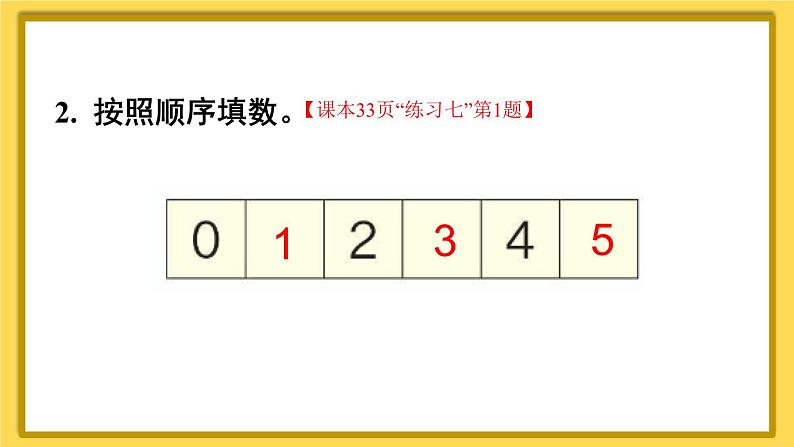 人教版小学数学1上 3《1~5的认识和加减法》 整理和复习课件04