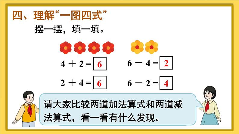 人教版小学数学1上 5《6~10的认识和加减法》第3课时 6和7的加减法 课件05