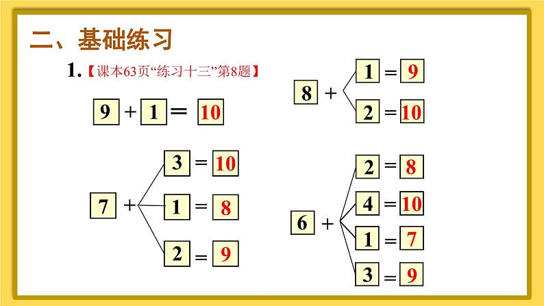 人教版小学数学1上 5《6~10的认识和加减法》练习课（第10~11课时） 课件05