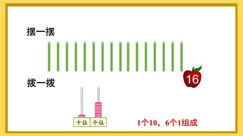 人教版小学数学1上 9 总复习第1课时 1~20各数的认识 课件04