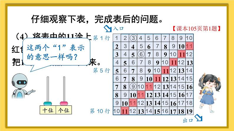 人教版小学数学1上 9 总复习第1课时 1~20各数的认识 课件08