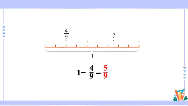 人教版小学数学3上 8《分数的初步认识》 2 分数的简单计算 练习二十一 课件05