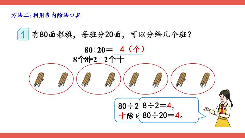 人教版小学数学4上 6《除数是两位数的除法》1.口算除法 课件05