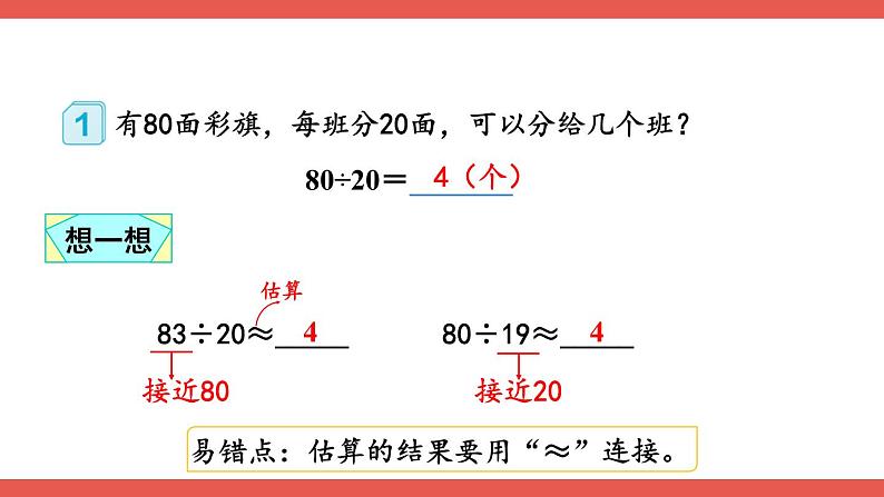 人教版小学数学4上 6《除数是两位数的除法》1.口算除法 课件06