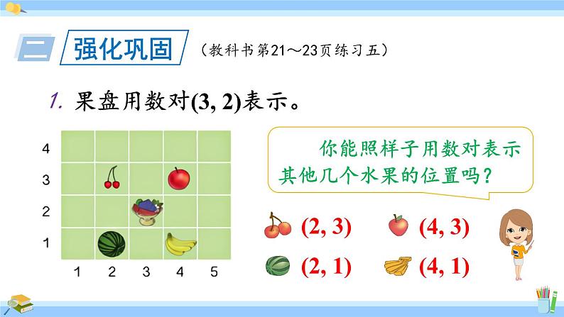 人教版小学数学5上 2《位置》练习五 课件04