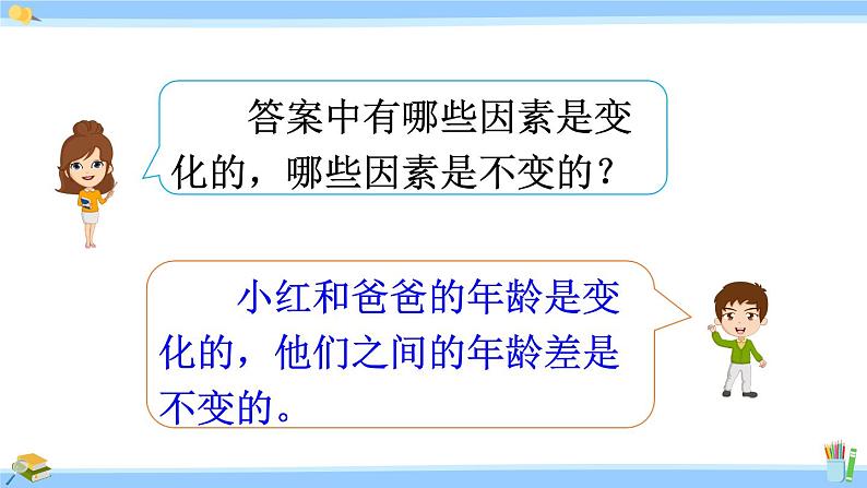 人教版小学数学5上 5《简易方程》1 用字母表示数 第1课时 用字母表示数量关系 课件第4页