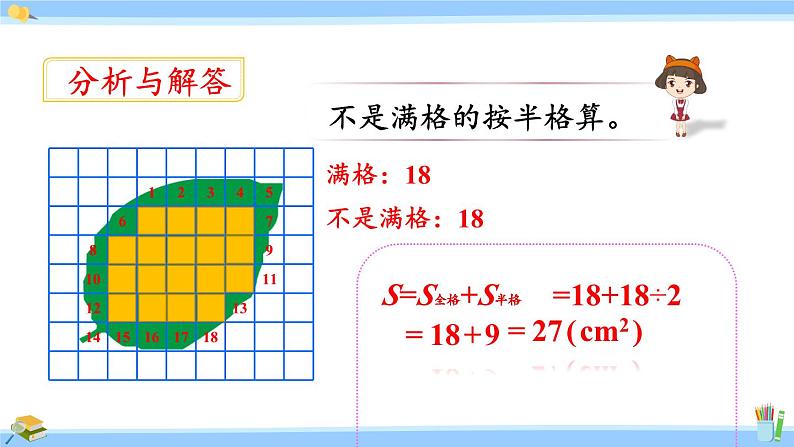 人教版小学数学5上 6《多边形的面积》第5课时 不规则图形的面积 课件06