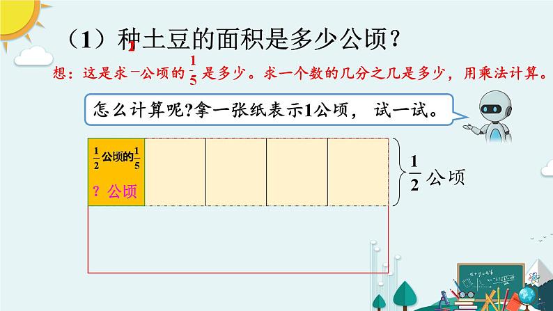 人教版小学数学6上 1《分数乘法》第3课时 分数乘分数（1） 课件05