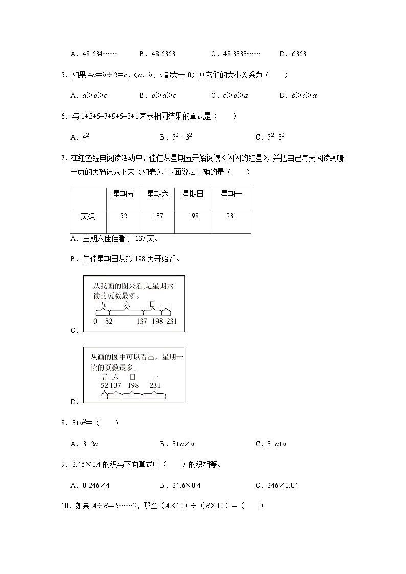 专项突破22-熟悉思考六年级下册小升初数学专项培优卷（含答案）第3页