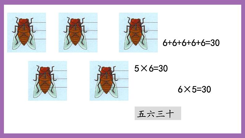 冀教版数学二年级上册 3.6《6的乘法口诀》课件08