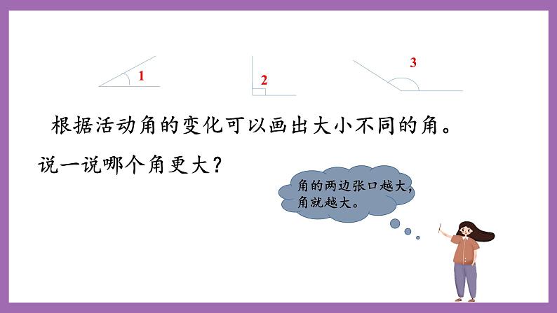 冀教版数学二年级上册 4.1《角的认识、画角》课件06