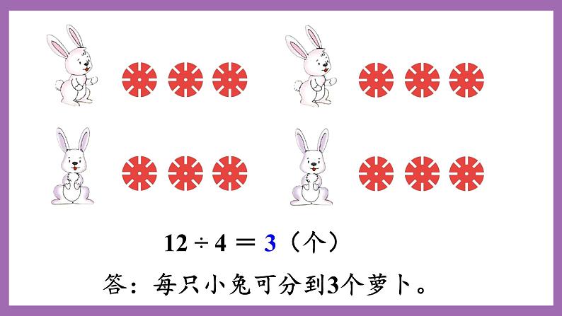 冀教版数学二年级上册 5.2《认识除法》课件07