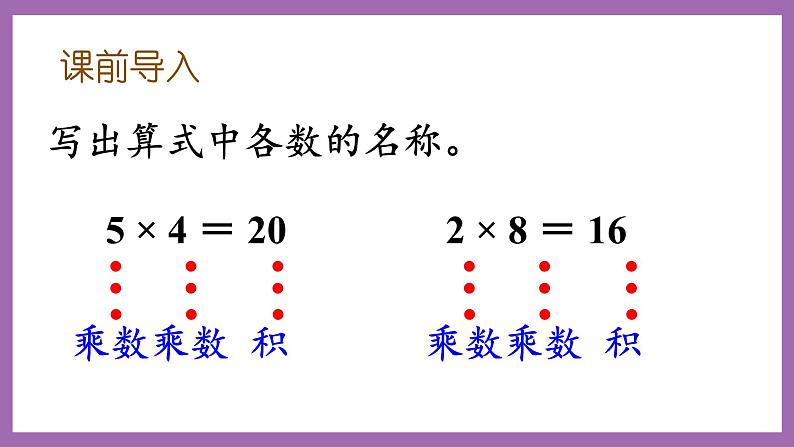 冀教版数学二年级上册 7.6《乘法竖式的认识以用9的乘法口诀的计算与应用》课件02