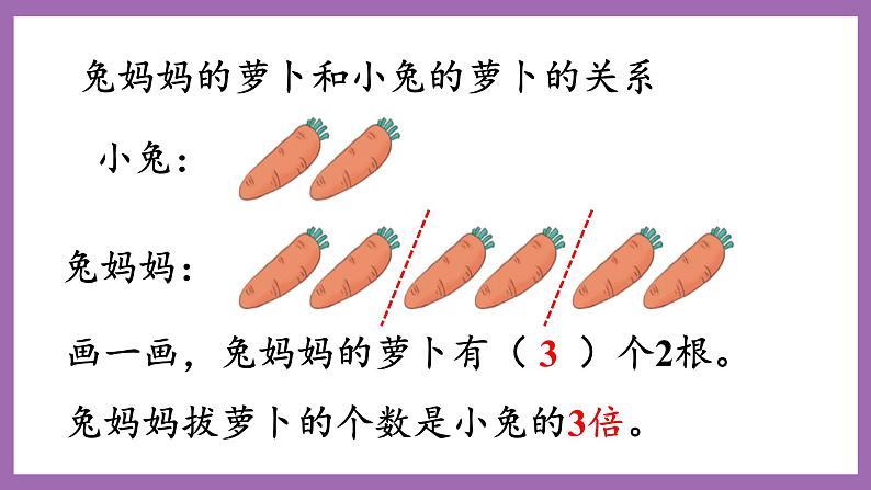 冀教版数学二年级上册 7.12《倍的认识》课件05