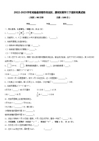 2022-2023学年河南省洛阳市洛龙区、瀍河区数学三下期末经典试题含答案