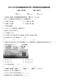 2022-2023学年河南省洛阳市洛宁县三下数学期末综合测试模拟试题含答案