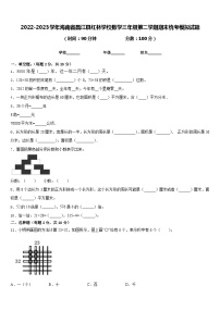 2022-2023学年海南省昌江县红林学校数学三年级第二学期期末统考模拟试题含答案